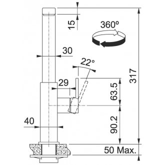 Franke FC 7852.502 MYTHOS 115.0550.441