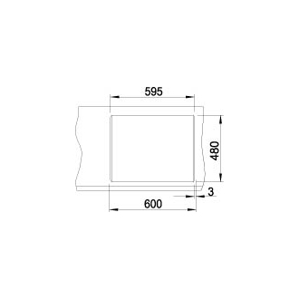 Blanco METRA 6 516156 drez bez odkvapu, obojstranný aluminium drez vstavaný