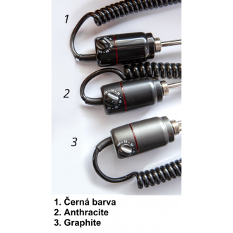 Vykurovacia tyč s termostatom 230V/300W 312 mm čierna RADPST315