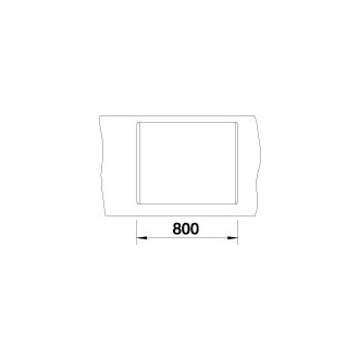Blanco DALAGO 8-F 516644 jednodrez bez odkvapu biela drez do roviny