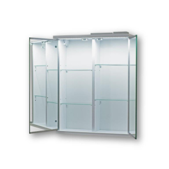 NICE 60 - horná zrkadlová skrinka s LED osvetlením, 60 x 64 x 15 cm OLNNIC60