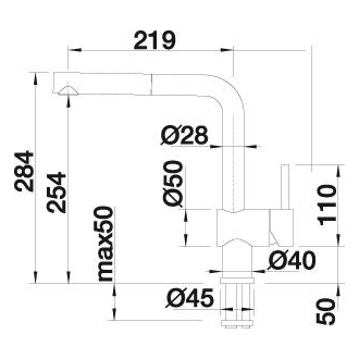 Blanco LINUS - S 516689 Batéria aluminium