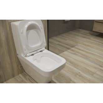 Cersanit Crea WC CO 010/020 štvorec, sedátko slim K114-022