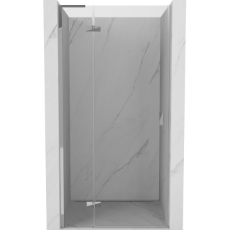 Sprchové dvere Mexen Mist-H L s ľavými pántami 115 cm, priehľadné, chróm - 8A5L-115-000-01-00-L