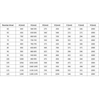 Sprchové dvere Mexen Mist-F ľavé skladacie 110 cm, priehľadné, zlaté - 8A6-110-000-50-00-L