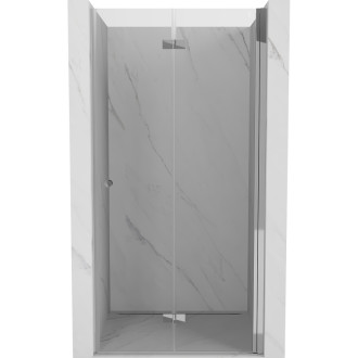 Sprchové dvere Mexen Mist-F pravé skladacie 80 cm, priehľadné, chróm - 8A6-080-000-01-00-P