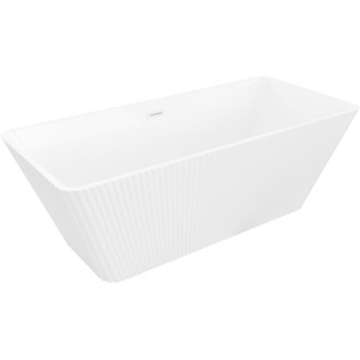 Voľne stojaca vaňa Mexen Tava s drážkovaným povrchom 170 x 75 cm, biela, biely prepad - 52851707500-20