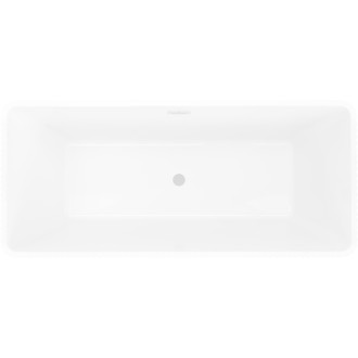 Voľne stojaca vaňa Mexen Tava s drážkovaným povrchom 170 x 75 cm, biela, biely prepad - 52851707500-20