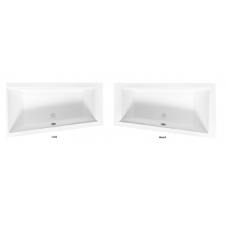 BESCO vaňa INTIMA 150 (1500x850 mm), pravé prevedenie, bez nožičiek VANINTI15P