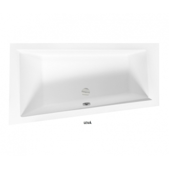 BESCO vaňa INTIMA 160 (1600x900 mm), pravé prevedenie, bez nožičiek VANINTI16P