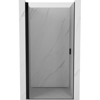 Sprchové dvere Mexen Mist-B s otočnými dverami 60 cm, priehľadné, čierne - 8A2-060-000-70-00