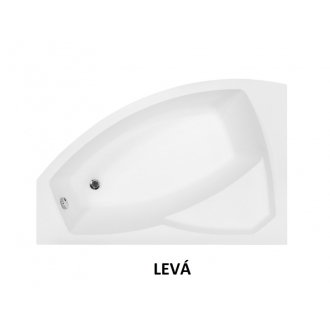 BESCO vaňa RIMA 150 (1500x950 mm), ľavé prevedenie, bez nožičiek VANRIM150L