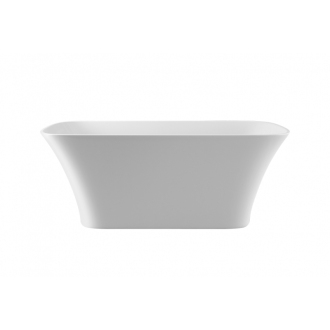 BESCO vaňa voľne stojaca ASSOS S-LINE 1600x700 mm, biela farba, liaty mramor VANASSL16W