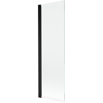 Vaňová zástena Mexen Mist s jedným krídlom 60 x 150 cm, priehľadná, čierna - 8A9-060-001-70-00