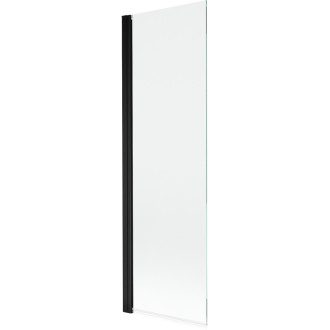 Vaňová zástena Mexen Mist s jedným krídlom 70 x 150 cm, priehľadná, čierna - 8A9-070-001-70-00