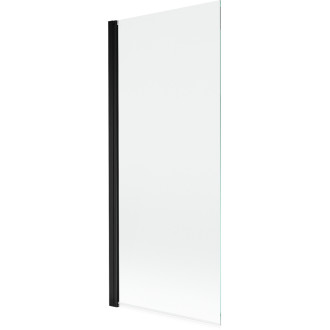 Vaňová zástena Mexen Mist s jedným krídlom 80 x 150 cm, priehľadná, čierna - 8A9-080-001-70-00