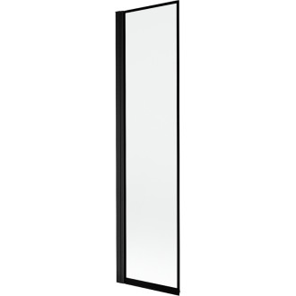 Mexen Mist vaňová zástena jednokrídlová ľavá 50 x 150 cm, čierny rám, čierna - 8A9-050-001-70-70-L