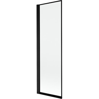 Mexen Mist vaňová zástena jednokrídlová ľavá 60 x 150 cm, čierny rám, čierna - 8A9-060-001-70-70-L