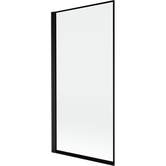 Mexen Mist vaňová zástena jednokrídlová ľavá 90 x 150 cm, čierny rám, čierna - 8A9-090-001-70-70-L