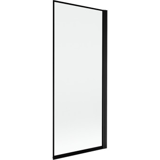 Mexen Mist vaňová zástena jednokrídlová pravá 80 x 150 cm, čierny rám, čierna - 8A9-080-001-70-70-P