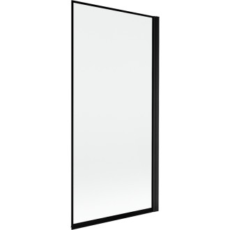 Mexen Mist vaňová zástena jednokrídlová pravá 90 x 150 cm, čierny rám, čierna - 8A9-090-001-70-70-P