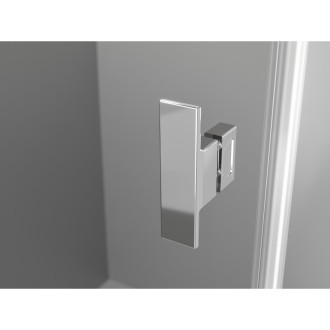 Sprchovací kút Mexen Mist-B s výklopným mechanizmom 95 x 90 cm, priehľadný, chróm - 8A2T-095-090-01-00