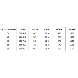 Mexen Mist vaňová zástena jednokrídlová ľavá 60 x 150 cm, čierny kockovaný vzor, čierna - 8A9-060-001-70-77-L