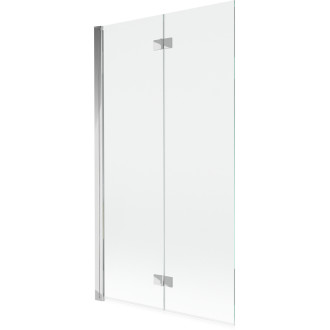 Vaňová zástena Mexen Mist 2-krídla ľavá 100 x 150 cm, priehľadná, chróm - 8A9-100-002-01-00-L