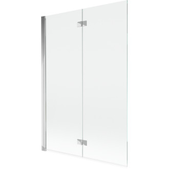 Vaňová zástena Mexen Mist 2-krídla ľavá 120 x 150 cm, priehľadná, chróm - 8A9-120-002-01-00-L