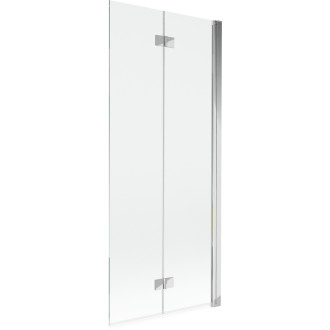 Vaňová zástena Mexen Mist 2-krídla pravá 80 x 150 cm, priehľadná, chróm - 8A9-080-002-01-00-P