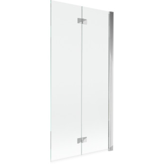 Vaňová zástena Mexen Mist 2-krídla pravá 90 x 150 cm, priehľadná, chróm - 8A9-090-002-01-00-P