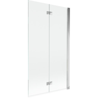 Vaňová zástena Mexen Mist 2-krídla pravá 100 x 150 cm, priehľadná, chróm - 8A9-100-002-01-00-P