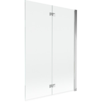 Vaňová zástena Mexen Mist 2-krídla pravá 120 x 150 cm, priehľadná, chróm - 8A9-120-002-01-00-P