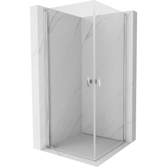 Mexen Mist-B Duo výklopný sprchovací kút 95 x 95 cm, priehľadný, chróm - 8A2-095-095-01-00