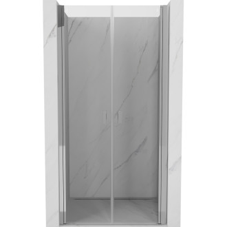 Sprchové dvere Mexen Mist s otočnými dverami 85 cm, priehľadné, chróm - 8A7-085-000-01-00