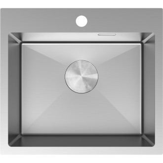 Jednodrezový oceľový drez Mexen Solix 500 x 450 mm, nerezová oceľ - 6402501000-01