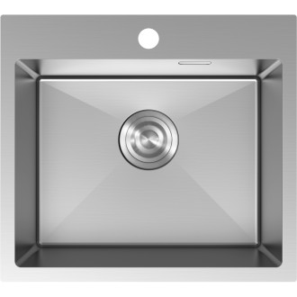 Jednodrezový oceľový drez Mexen Solix 500 x 450 mm, nerezová oceľ - 6402501000-01