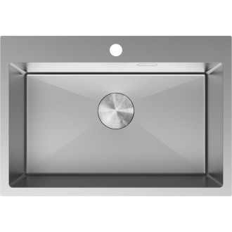 Jednodrezový oceľový drez Mexen Solix 650 x 450 mm, nerezová oceľ - 6403651000-01