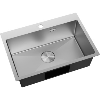 Jednodrezový oceľový drez Mexen Solix 650 x 450 mm, nerezová oceľ - 6403651000-01