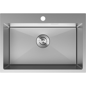 Jednodrezový oceľový drez Mexen Solix 650 x 450 mm, nerezová oceľ - 6403651000-01