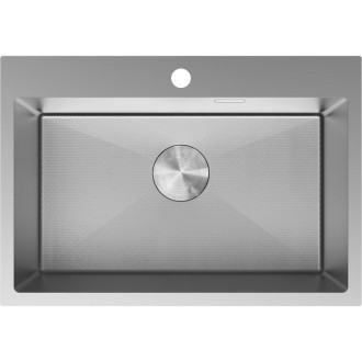 Jednodrezový oceľový drez Mexen Solix 650 x 450 mm, nerezová oceľ HC - 6403651000-01HC