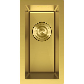 Jednodrezový oceľový drez Mexen Trixo 230 x 440 mm, zlatý - 6411221000-55