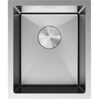 Jednodrezový oceľový drez Mexen Trixo 370 x 440 mm, nerezová oceľ - 6412371000-01