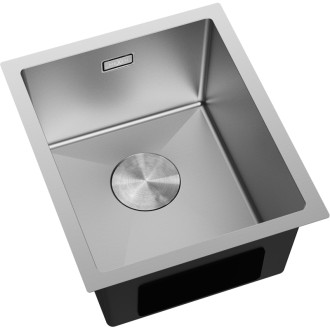 Jednodrezový oceľový drez Mexen Trixo 370 x 440 mm, nerezová oceľ - 6412371000-01