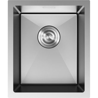 Jednodrezový oceľový drez Mexen Trixo 370 x 440 mm, nerezová oceľ - 6412371000-01