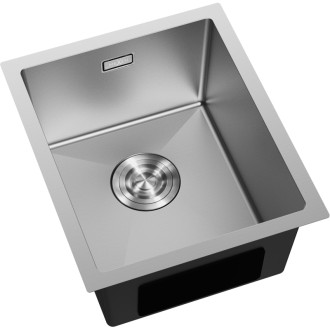 Jednodrezový oceľový drez Mexen Trixo 370 x 440 mm, nerezová oceľ - 6412371000-01