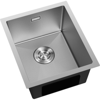 Jednodrezový oceľový drez Mexen Trixo 370 x 440 mm, nerezová oceľ HC - 6412371000-01HC