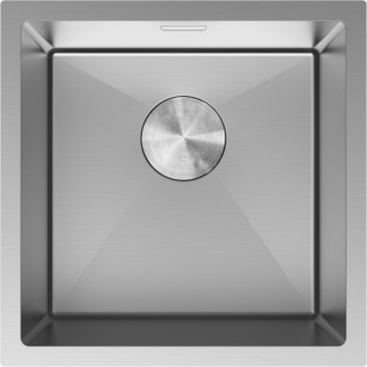 Jednodrezový oceľový drez Mexen Trixo 440 x 440 mm, nerezová oceľ - 6413441000-01