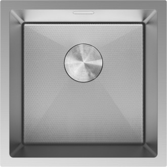 Jednodrezový oceľový drez Mexen Trixo 440 x 440 mm, nerezová oceľ HC - 6413441000-01HC