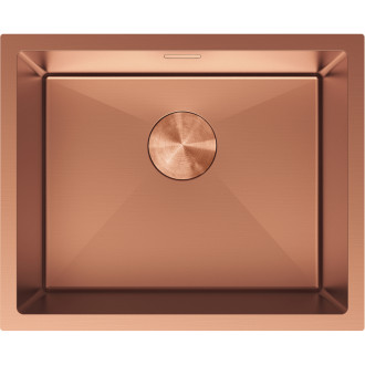 Mexen Trixo zlewozmywak stalowy 1-komorowy 540 x 440 mm, miedź - 6414541000-65